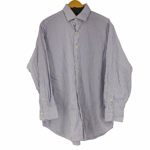 ポロバイラルフローレン Polo by RALPH LAUREN REGENT CLASSIC FIT ポニー無し L/S ストライプシャツ メンズ 17 32/33