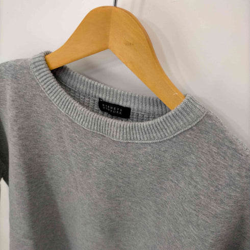 バーニーズニューヨーク BARNEYS NEWYORK ワッフル切替 S/S スウェット メンズ