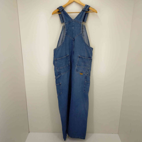 ベルン BERNE Unlined Washed Blue Denim Bib Overall メンズ 38×32