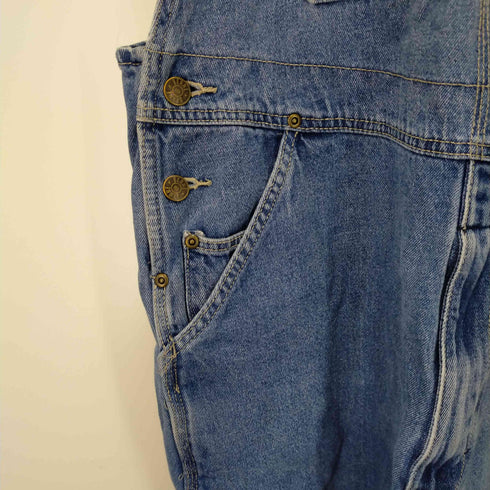 ベルン BERNE Unlined Washed Blue Denim Bib Overall メンズ 38×32