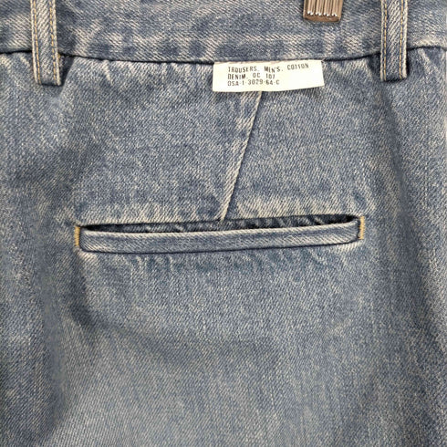 ジェイプレス J.PRESS ボタンフライトラウザーデニムパンツ メンズ