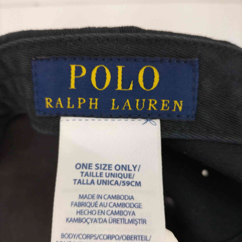ポロラルフローレン POLO RALPH LAUREN CLASSIC SPORT CAP RL BLACK/RED メンズ ONE SIZE