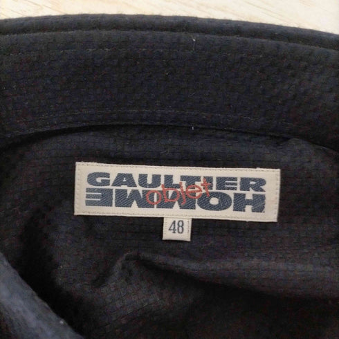 ゴルチエオムオブジェ GAULTIER HOMME objet ピンチェック ドレスシャツ メンズ JPN:48