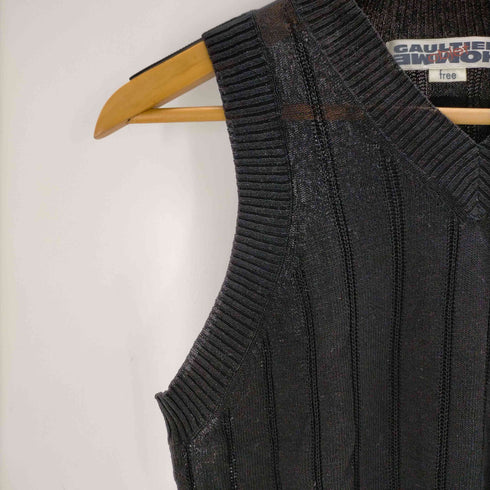 ゴルチエオムオブジェ GAULTIER HOMME objet 00S Vネック コットンベスト メンズ FREE