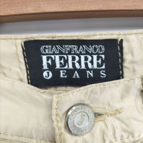 ジャンフランコフェレ GIANFRANCO FERRE 光沢ストレートパンツ レディース 27