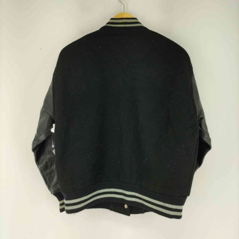 Ripon USA製 袖レザー アワードジャケット メンズ import:M