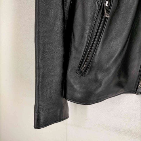 ステュディオス STUDIOUS シープレザー シングルライダースジャケット メンズ JPN:2