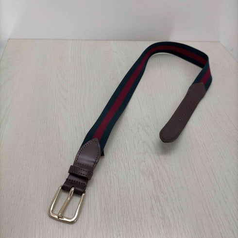 ハッドンアンドジョーンズ HADDON&JONES MADE IN ENGLAND SURCINGLE RIBBON BELT メンズ 80