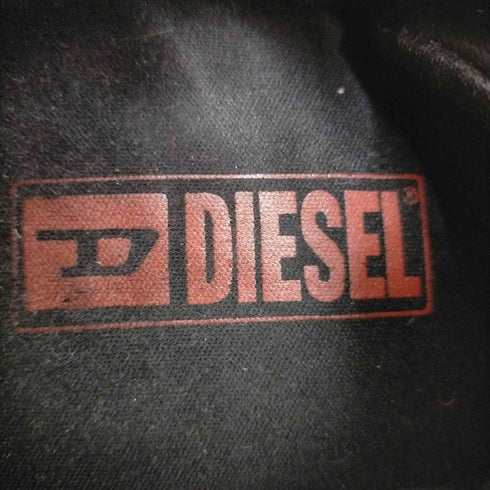 ディーゼル DIESEL EVELYN Dロゴ レザースエード切替 ローカットスニーカー ラバーソール レディース US:7.5