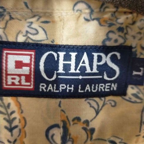 チャップスラルフローレン CHAPS RALPH LAUREN コットン S/S シャツ 花柄 メンズ JPN:L