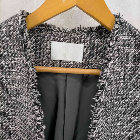 セルフォード CELFORD 23AW ツイードVネックジャケット レディース JPN:36