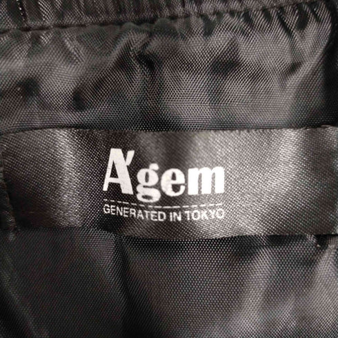 エージェム A’gem オーバーサイズドMA-1 ボンバージャケット メンズ