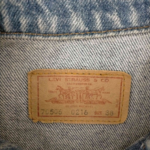 リーバイス Levis 80s USA製 70506-0216 刻印698 メンズ 38