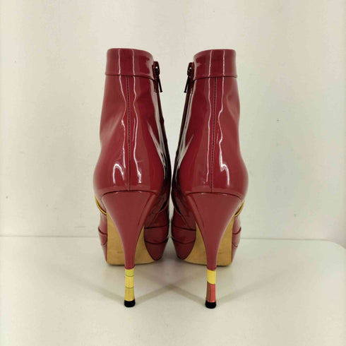 エミリオプッチ EMILIO PUCCI エナメルブーティ レディース 36 1/2