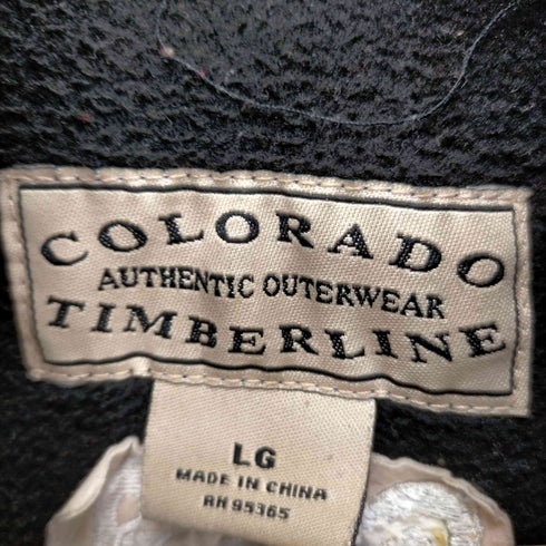 COLORADO TIMBERLINE KYUPER COLLEGE 刺繍 ナイロン切替ベスト メンズ import:L