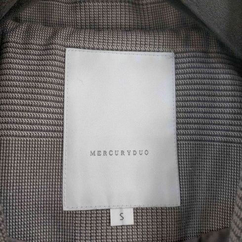 マーキュリーデュオ MERCURYDUO バックカシュクールプリーツトレンチコート レディース JPN:S