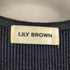 リリーブラウン Lily Brown ラメニットワンピース レディース ONE SIZE