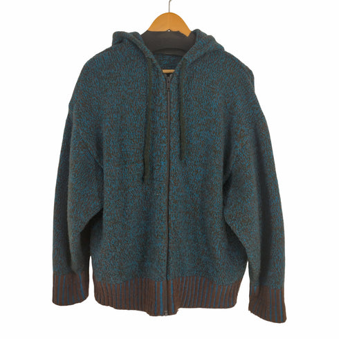 マルニ MARNI 22AW ミックスカラーニットオーバーサイズフルジップパーカ メンズ import:XL