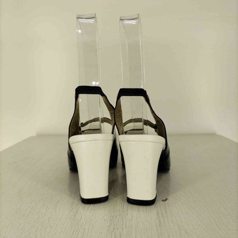 イヴサンローラン Yves Saint Laurent バイカラーストラップパンプス レディース EUR:36