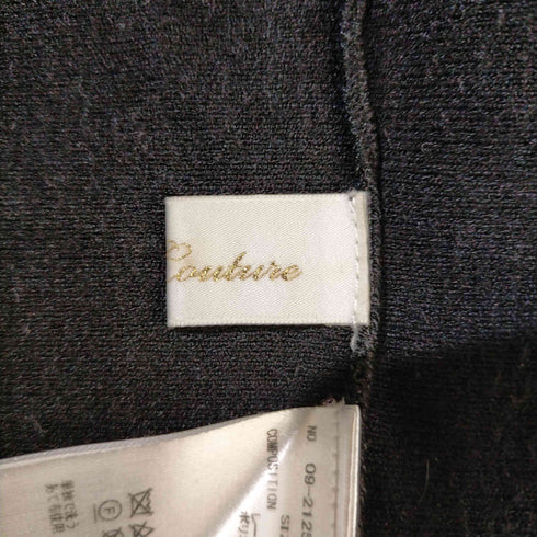 アンドクチュール And Couture ニットフリルワンピース レディース JPN:38
