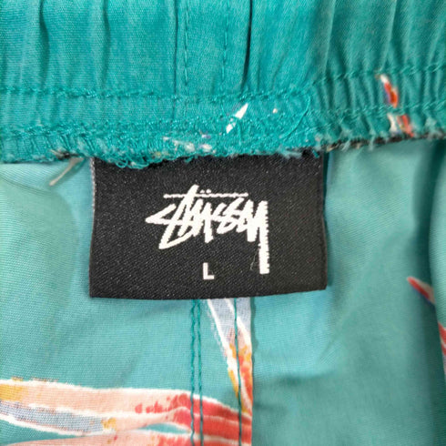 ステューシー Stussy 竹柄 メッシュポケット イージーショーツ メンズ JPN:L