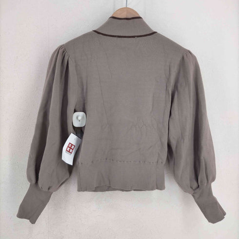 ダズリン dazzlin ボウタイ配色ニットトップス レディース FREE