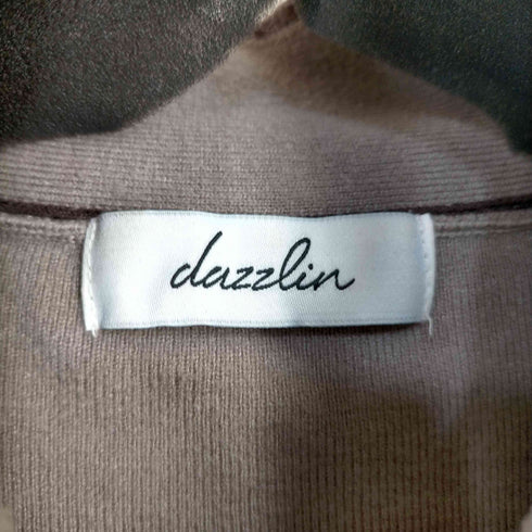 ダズリン dazzlin ボウタイ配色ニットトップス レディース FREE