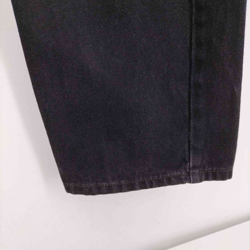 リーバイス Levis 505 REGULAR FIT ジップアップ ストレートブラックデニム メンズ W34 L32