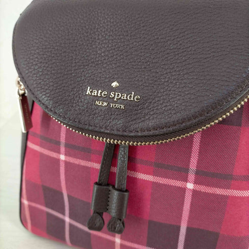 ケイトスペード Kate spade レイラ プレイド チェック ミディアム バックパック レディース