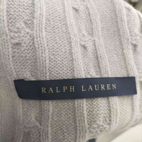 ラルフローレン RALPH LAUREN カシミヤ混 大判ニットストール メンズ