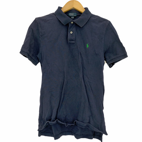 ポロバイラルフローレン Polo by RALPH LAUREN ポニー刺繍 ポロシャツ レディース L(14-16)