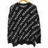ウノピュウノウグァーレトレ 1PIU1UGUALE3 22SS 113 DROP SHOULDER CREW ダブルジャガード バイアスロゴ総柄 ドロップショルダー クルーネック ニット セーター メンズ 99/V