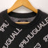 ウノピュウノウグァーレトレ 1PIU1UGUALE3 22SS 113 DROP SHOULDER CREW ダブルジャガード バイアスロゴ総柄 ドロップショルダー クルーネック ニット セーター メンズ 99/V