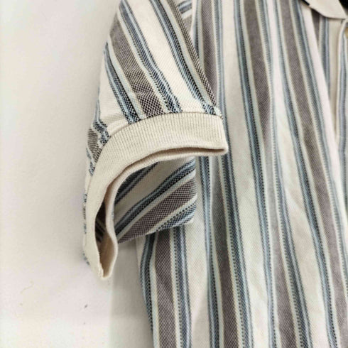 チャップス CHAPS ストライプ コットンポロシャツ メンズ JPN:M