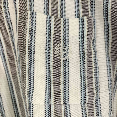 チャップス CHAPS ストライプ コットンポロシャツ メンズ JPN:M