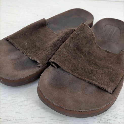 サンダルマン SANDALMAN スライダー ヌバック レザーサンダル メンズ US:9
