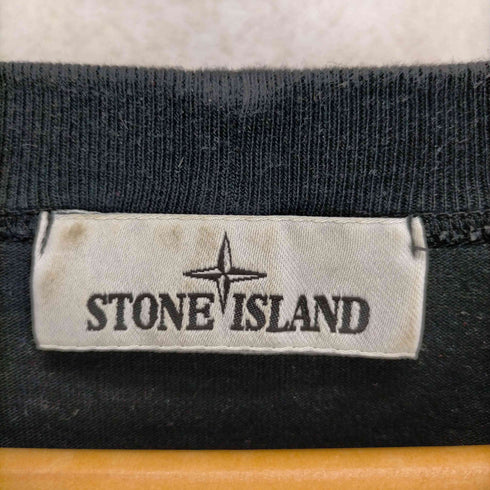 ストーンアイランド STONE ISLAND ロゴパッチ ガーメントダイ スウェット メンズ JPN:L