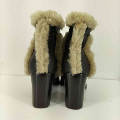 ヴェロニクブランキーノ Veronique Branquinho イタリア製 ムートン ショートブーツ レディース EUR:38