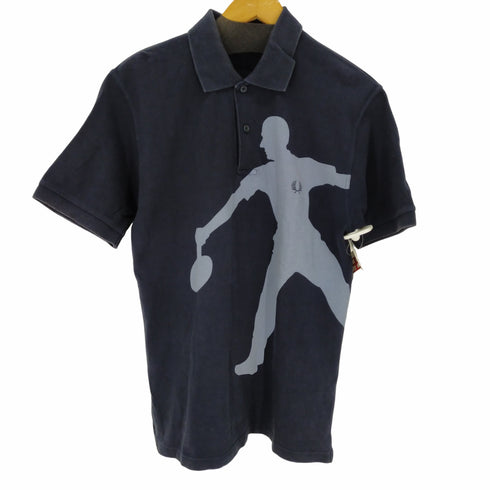 フレッドペリー FRED PERRY 鹿の子プリントポロシャツ メンズ import:S