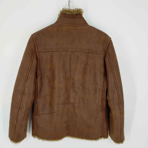 ラドメスメンズビギ Radmess MENS BIGI フェイクレザー裏ボアジャケット メンズ import:M