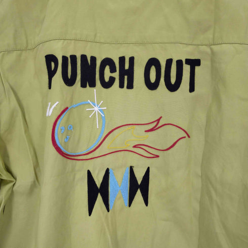 ROTAN ステッチデザイン半袖シャツ PUNCH OUT メンズ import:M