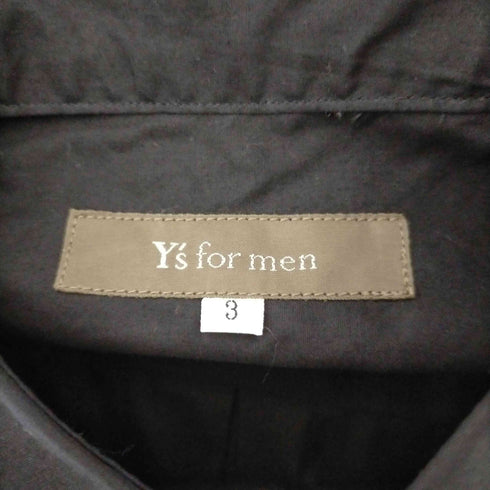 ワイズフォーメン Ys for men 00AW ボタンホールデザインブラウス メンズ JPN:3