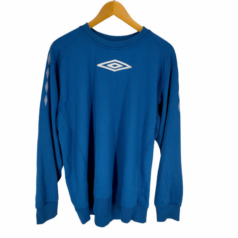 アンブロ UMBRO ダブルダイヤモンド刺繍ラグランスリーブスウェット メンズ