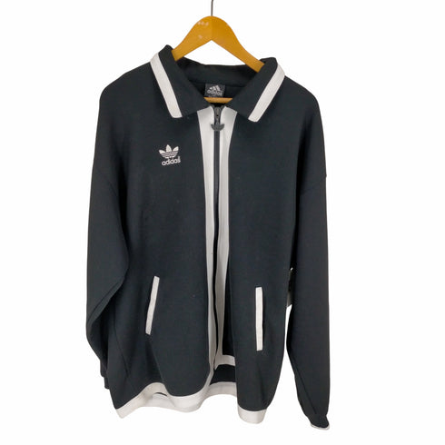 アディダス adidas ロゴ刺繍トラックジャケット メンズ 100