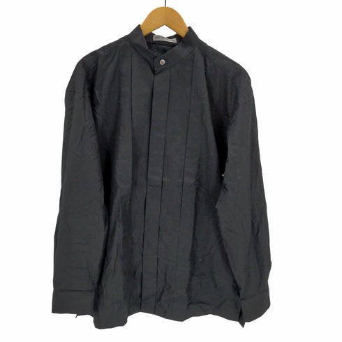 イッセイミヤケメン ISSEY MIYAKE MEN 90S 97AW バンドカラー プリーツデザインシャツ メンズ JPN:M