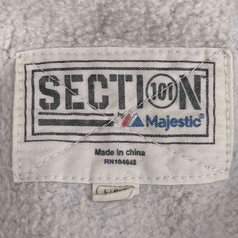 マジェスティック MAJESTIC section 101 大学 ロゴ刺繍 スウェット メンズ import:L