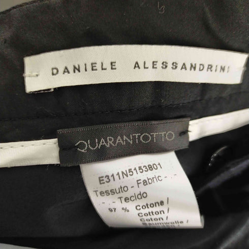 ダニエレアレッサンドリーニ DANIELE ALESSANDRINI ドレス ラインショーツ コットン ブラック メンズ
