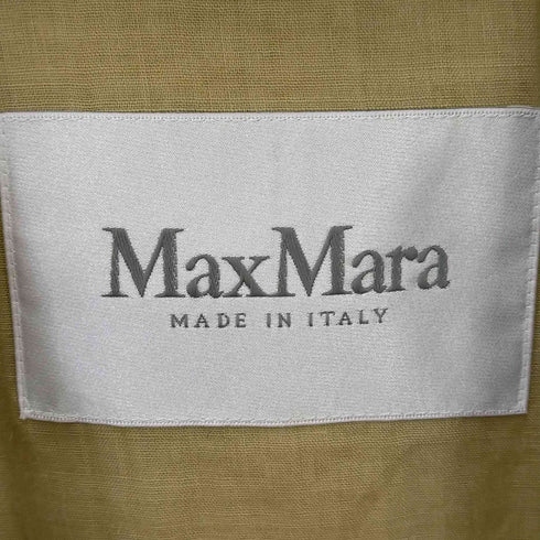 マックスマーラ MAX MARA ATELIER LINEN COAT レディース 34