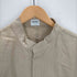 アルマーニコレツィオーニ ARMANI COLLEZIONI OLD 比翼バンドカラーリネンシャツ メンズ EUR:52