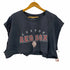 リー Lee 00S チームロゴプリント リメイク クルーネックTシャツ レディース import:XXL